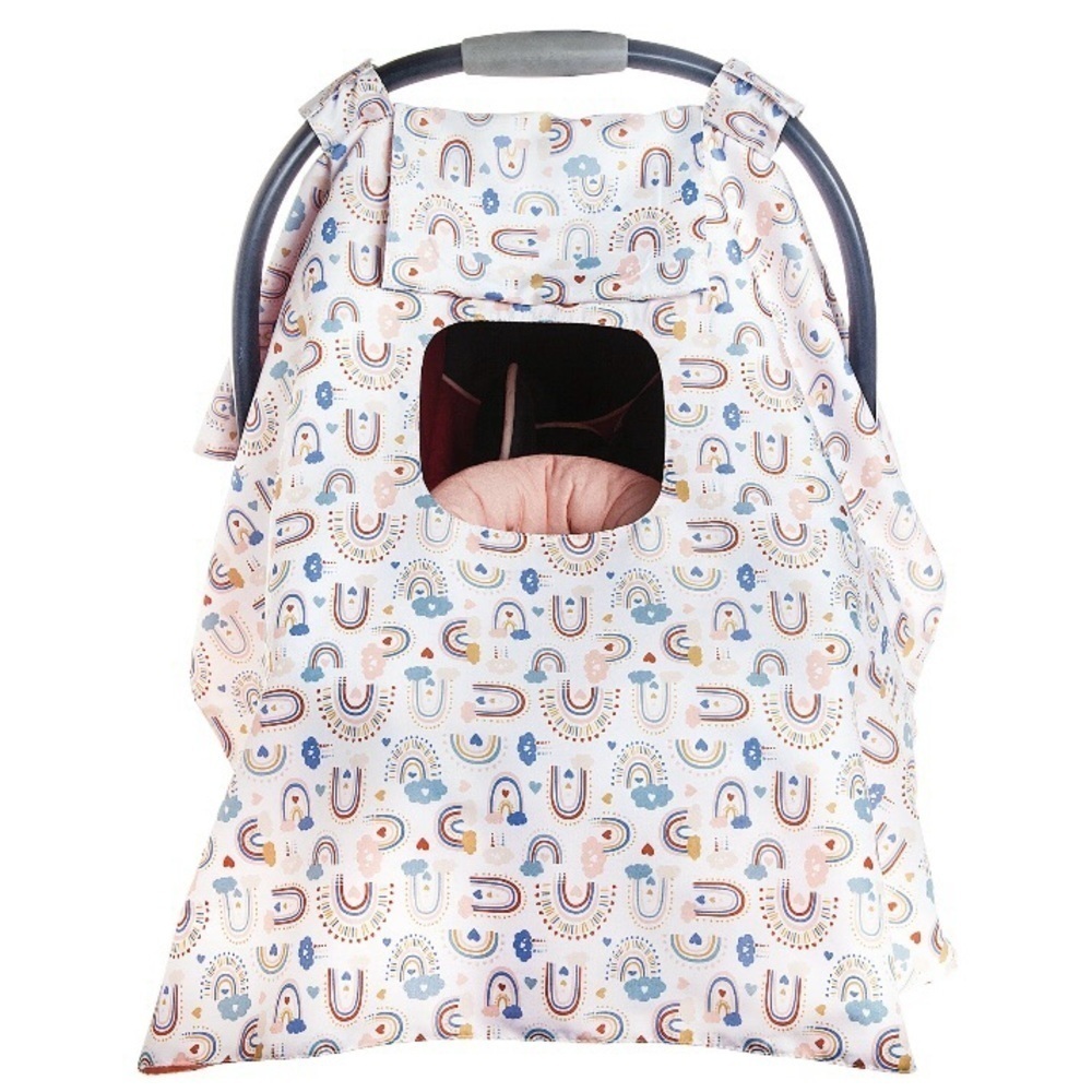 MONBEBE / Rainbows Infant Car Seat Cover Canopy
